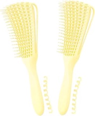 Detangling Brush for Afro/African Hair Textured 3a to 4c Wavy/Curly/Coily Hair, Knots Detangler Scal