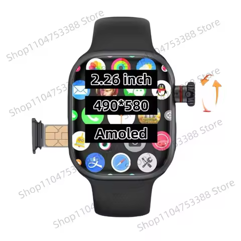 CD99 watch X 5G smartwatch 2.29inch AMOLED 5G LTE smart watch with 180 ° rotary camera GPS WiFi SIM 