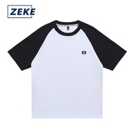 ZEKE Men's T-shirt Embroidered Logo Raglan Sleeve T-shirt