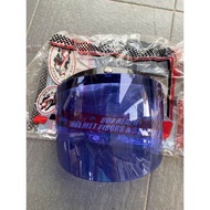 ORIGINAL MS88 HELMET TALI TULISAN MERAHSAFETY HELMET TOPI MOTOR MS 88 SGV BKP MHR