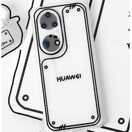 Huawei Nova 2i 2 Lite 3i Nova 9se Nova 4e P30 Lite Nova 5T Honor 20 Two Dimensional Soft TPU Clear Solid Case