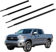 4pcs Window Weatherstrip Door Seal Belt 68160-0C020 for Toyota Sequoia 08-22