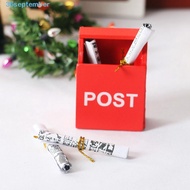 SEPTEMBER Dollhouse Accessories Doll House Decor Red 1/12 DIY Retro Miniature