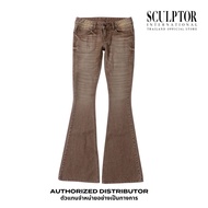 SCULPTOR® กางเกงยีนส์ Whiskered Bootcut Denim