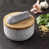 New Arrival🥇Invoice Free Invoice🥇JosephJoseph Household Granite Mortar Food Masher Mortar Manual Gri