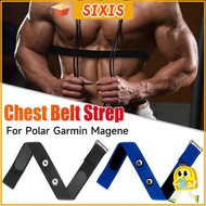 SIXIS Heart Rate Monitor Strap, Soft Solid Color Replacement Strap, Elastic Adjustable Chest Strap f