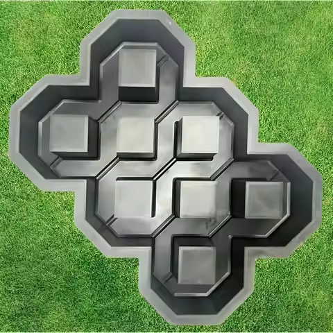 Grass Pavers Breeze Block Paving Bricks Mold ABS 4mm Parking Plastic Mold for Concrete Paving Cement