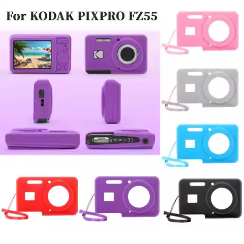 Silicone Protective Cover Skin For Kodak PIXPRO FZ55 Digital Camera Cover Silicone Case For KODAK PI