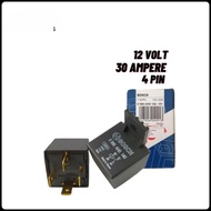 Bosch Universal Automotive Car Relay 12V 30A 4 Pin - 0986AH0140 ( 4Pin )