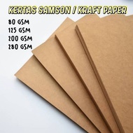 Samson Paper Kraft Paper 80/200/275/350 GSM - F4 - 1 Dozen