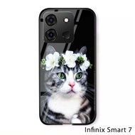 [N102] Softcase Glass Kaca Infinix Smart 7 - Case Handphone Infinix