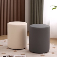 Entry Home Commercial Stool Stool Leather Dressing Shoe Changing Chair Soft Round Stool Stool Pier F