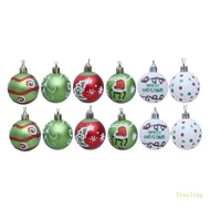Treeling Plastic Christmas Bauble Set for Indoor Tree and Seasonal Use