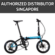 [SELF-COLLECTION ONLY] DAHON K3 PLUS | 16", 9 Speed SUPER LIGHTWEIGHT FOLDING BICYCLE