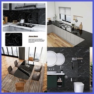 ✫ △ ✢ ℐ Waterproof Kitchen Sticker Oilproof Marble Design Wallpaper for Sink Lababo Tables Glossy M