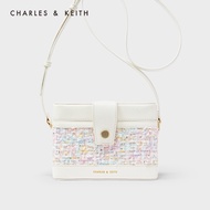 CHARLES and KEITH CK2-80701182 กระเป๋าสะพายข้างสไตล์เรโทร