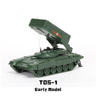 4D 1/72 Soviet BM-21 Rocket Launcher TOS-1Heavy Flamethrower System Assembly Puzzle Model Military T