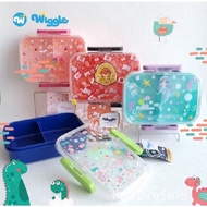 TECHNOPLAST PINK DESSERT LUNCH BOX SQUARE 750ML BPA FREE CHILDREN'S LUNCH BOX/ SQ107.WGPD