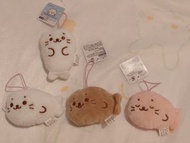 Sirotan海豹小白毛公仔吊飾