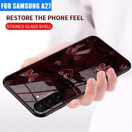 Latest Glass Case 2026 for Samsung A27 glossy case for Samsung A27 Case for Samsung A27 Glass Case f