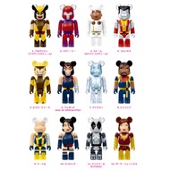BE@RBRICK Marvel X-Men Bearbrick Happy Kuji Xmen Avenger 2022 - Wolverine Spider man Magneto Omega Red