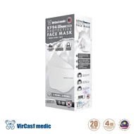 【ANY 2 ENJOY 50% OFF】Vircast Medic KF94 4-Ply Protective Face Mask 3D Fit White 20 pcs