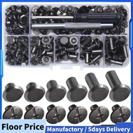 Chicago Screw Leather Rivets Assorted Screw Rivets M5 Chicago Binding Screws for Decorating PU Craft