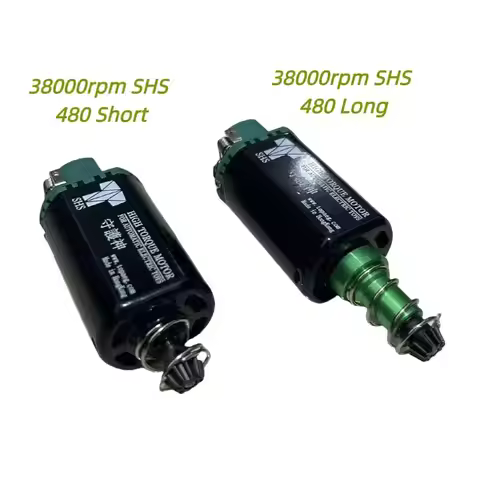 Brave 38000rpm SHS AEG Motor Short Long High Torqub Motor 11.1V Twist Speed Motor long Axle Airsoft 