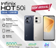 infinix hot 50i with charger ram 8/256GB