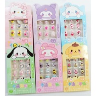 Children's fake nails children's nails cute nails sanrio nails sanrio fake nails cinnamoroll nails k