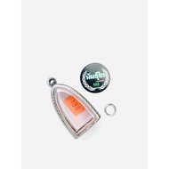 Stainless Steel Buddha Amulet Frame Can Be Worn With A Or Floating Statue 1.8x3.5 Glass 1.2 Mm Thick