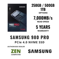 SAMSUNGTM 980 PRO Series 250GB / 500GB / 1TB PCIe 4.0 NVME Solid State Drive (SSD)