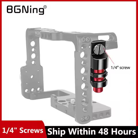 HDMI-Compatible Cable Clamp for Sony A72 A73 Cage Rig Plate Adjustable Wire Clip Organizer Mount 1/4