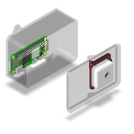 Raspberry Pi Zero 2W Case with 40 pin male connector arducam imx219