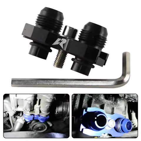 AN10 Oil Cooler Adapter Fitting For BMW E36 E46 Euro E82 E9X 135/335 135i/335i/335xi/xDrive 1M Coupe