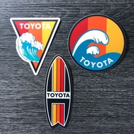 x3 Toyota Surf Themed Sticker Set Tundra Tacoma SR5 4X4 4Runner Fj Land Cruiser TRD