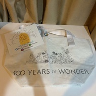 🔥Limited พร้อมส่ง🔥 Disneyland Tote bag Disney 100 years of wonder duffy and friends กระเป๋าผ้าสอบ พิ