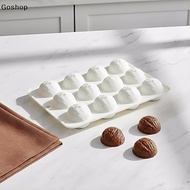 Goshop Flexible Walnut Treats Silicone Baking Mold High Temperatures Resistant Nonsti Tray for Homem