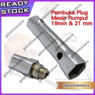 Alat Pembuka Plug Mesin Rumput Spark Plug Opener 19MM 21MM Chainsaw Brush Cutter BPM6A BM6A WS7F WS8
