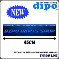 DiPO Darts Accessories - Oche Throw Line Sticker