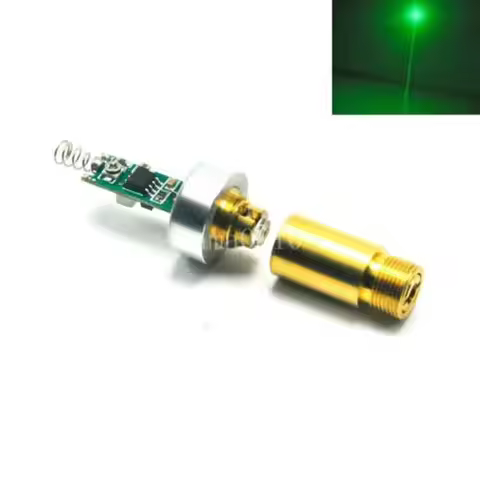 Industrial Brass 532nm 50mw/100mw/200mw Green Dot Laser Diode Moudle For LED Torch DIY