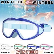 WINTE3U Kids Swimming Goggles, Waterproof Adjustable Swim Goggles, Summer With Earplugs Hd Wide Visi