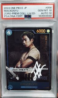 PSA 10 PSA(雙10)ONEPIECE 海賊王真人版簽名Zoro/卓洛/索隆 P-056 Premium Collection -Live Action Edition- card