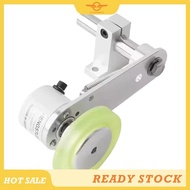 [CloudsMiles] Encoder Bracket Aluminum Polyurethane Industrial Encoder Wheel Measuring Wheel 40mm Al