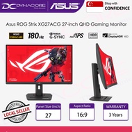 Asus ROG Strix XG27ACG 27-inch QHD Gaming Monitor 180Hz 1ms (GTG), Fast IPS
