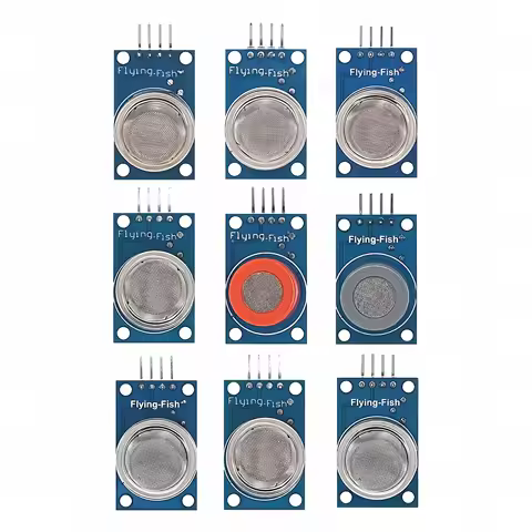 1pcs MQ-2 MQ-3 MQ-4 MQ-5 MQ-6 MQ-7 MQ-8 MQ-9 MQ-135 Detection Smoke methane liquefied Gas Sensor Mod