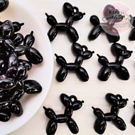 Beads Poodle Dog Mote/ 3pcs Colorful Poodle Dog Balloon Charm Bead/ DIY Accessories