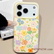 For IPhone 17 16 15 14 13 12 11 Pro Max X XR XS Max 7 8 Plus Cute colorful flowers Candy 2-in-1 Phot