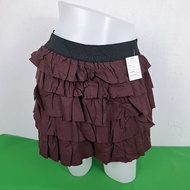 1Q508 Y2k Skirt Waist 28 Work Short Second Hand Size M Details As Shown In The Picture.
