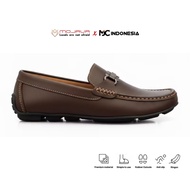 Men's Formal Slip-On Loafers MJC3-02 Brown Office Party Work Shoes
